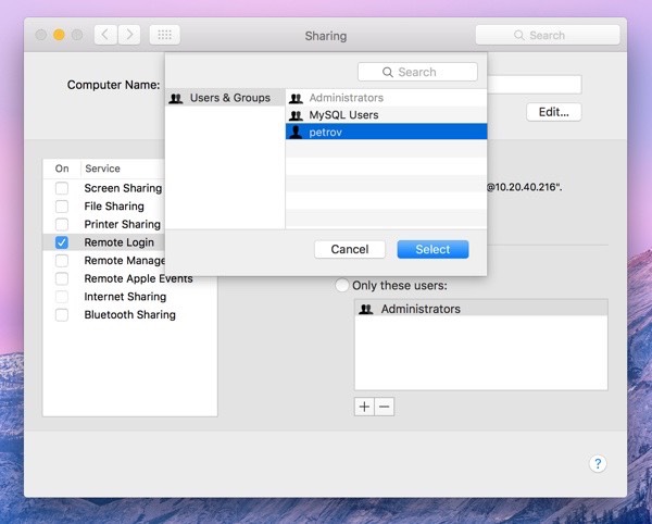Setup Remote Server For Files By Internet Mac